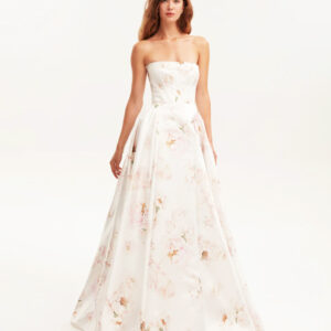 strapless-pink-floral-satin-a-line-evening-dress